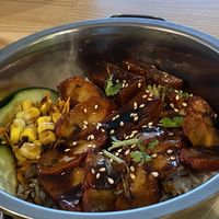 Lah Wei Roasted meat rice  at Harmony Hut International Food in Northeast Singapore