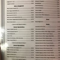 Menu at Tony's Pizza & Pasta in Hamburg