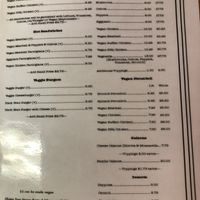 Menu at Tony's Pizza & Pasta in Hamburg