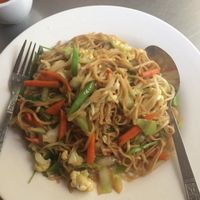 Fried wheat egg noodle  at Pan Cherry Noodle House in Mandalay