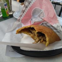 THE mushroom PIE! at Starenio Bakery in Corfu