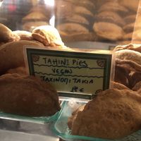 Tahini pies  at Starenio Bakery in Corfu