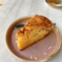 upside down apple cakee  at Starenio Bakery in Corfu