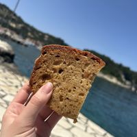 apple loaf cake  at Starenio Bakery in Corfu