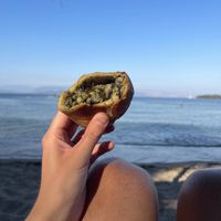 Took it as take away for beach!   at Starenio Bakery in Corfu