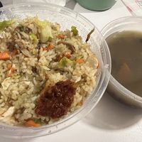 Ate halfway and remembered to take pic 😂  at Yat Sum Vegetarian - 一森素食 - Yau Ma Tei in Kowloon