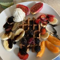 Waffle  at Süsse Marie Veganerie in Karlsruhe