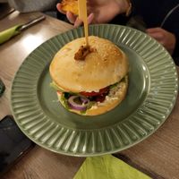 Burger at Süsse Marie Veganerie in Karlsruhe