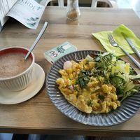 Vegane Käsespätzle at Süsse Marie Veganerie in Karlsruhe