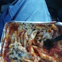 Vegan baked pasta at Russo's Kitchen and Bar in Zanesville