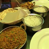 Cauliflower & eggplant entrees  at India Clay Oven in Branson