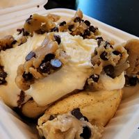 Old school with cookie dough at Cinnaholic - Centennial in Las Vegas