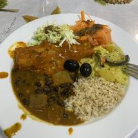 Plate two at Lisbon Vegan Restaurante in Lisbon