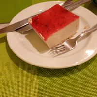 This cheesecake is amazing at Lisbon Vegan Restaurante in Lisbon