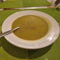Soup included with buffet at Lisbon Vegan Restaurante in Lisbon