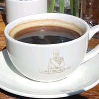 Lovely coffee at Lord Roberts on The Green in Croydon