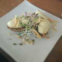 Nutty toast at Vibe Cafe in Phnom Penh