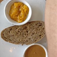 Simple toast at Vibe Cafe in Phnom Penh