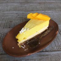 raw cake at Vibe Cafe in Phnom Penh