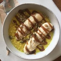 Quinoa porridge at Vibe Cafe in Phnom Penh