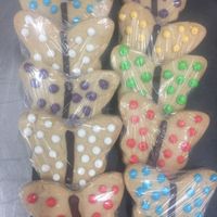 vegan and gluten free butterfly biscuits  at Wildcraft Bakery in Leeds