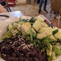 Salad at 100% Natural in Playa Del Carmen