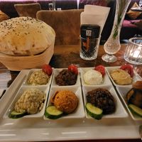 Mezzo plate selec options you want at Constantine's Ark in Istanbul