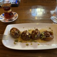 Figs dessert  at Constantine's Ark in Istanbul