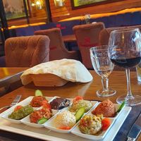 Mezze Plate vegan at Constantine's Ark in Istanbul
