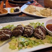 Falafel, hummus and mezze at Constantine's Ark in Istanbul