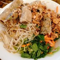 Spring roll noodles at Pho in Birmingham