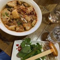 mushroom and tofu spicy pho  at Pho in Birmingham