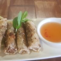 Crispy veggie spring rolls (vg) at Pho in Birmingham