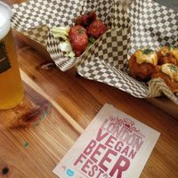 Beer festival at Hackney Downs Vegan Market in East London