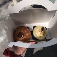tartelette vanilla-raspberry and citron-ginger at VG Pâtisserie in Paris