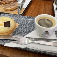 Tartelette citron, café  at VG Pâtisserie in Paris