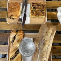 Pain au Chocolat, Quiche, Brioche Suisse, Sandwich  at VG Pâtisserie in Paris