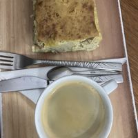 Quiche + americano  at VG Pâtisserie in Paris