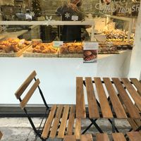 Outside at VG Pâtisserie in Paris