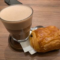 Pain au chocolat and a bit chocolate at VG Pâtisserie in Paris