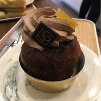 Cake soaked in whiskey at VG Pâtisserie in Paris