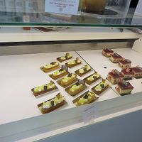counter at VG Pâtisserie in Paris