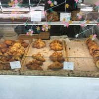 Pastries in the window at VG Pâtisserie in Paris