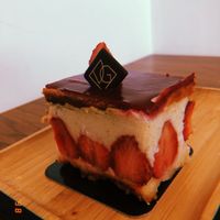 Fraisier (strawberry cake) at VG Pâtisserie in Paris