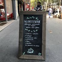Outside at VG Pâtisserie in Paris