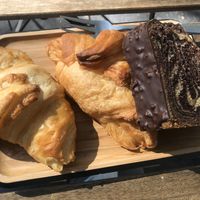 Croissants and marble cake at VG Pâtisserie in Paris