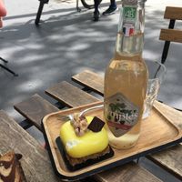 Yuzu + praline pastry  at VG Pâtisserie in Paris