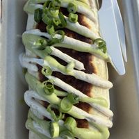 Tofu adobo burrito  at WongWayVeg - Food Truck in Denver