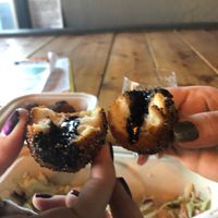 The donuts were amazing! at WongWayVeg - Food Truck in Denver