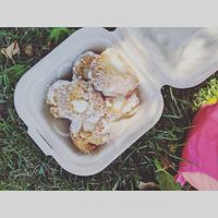 Filled donut holes! at WongWayVeg - Food Truck in Denver